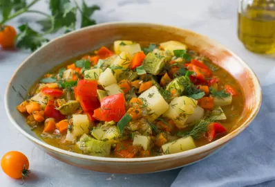 Постное ароматное овощное рагу