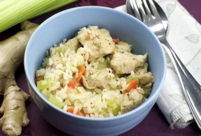 Филе кролика с рисом в мультиварке