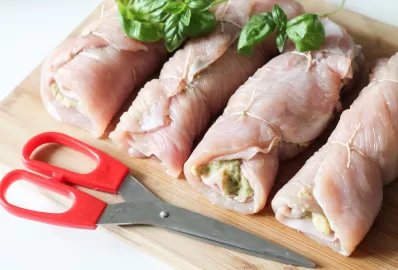 Рулетики из индейки