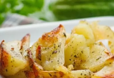 Картофель по-деревенски с нори