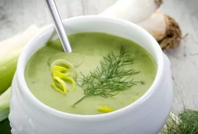 Суп-пюре из стеблей сельдерея