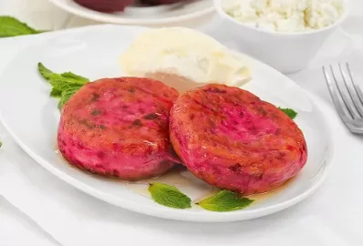 Свекольные сырники