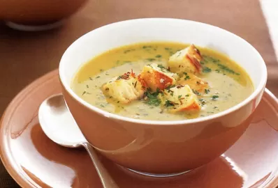 Сливочный суп с фаршем