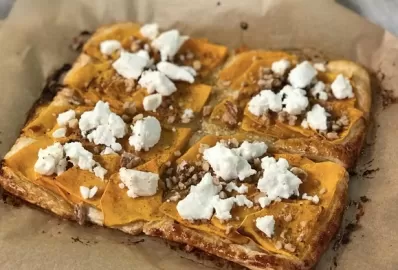 Тыквенные слойки с фетой