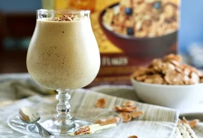 Яблочный смузи с овсянкой для похудения