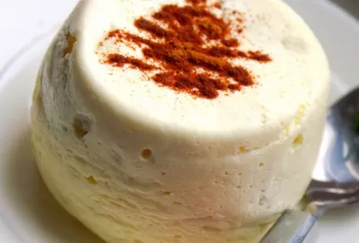 Творожное суфле с кокосовой стружкой