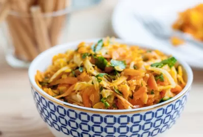 Салат из тыквы, моркови и сельдерея