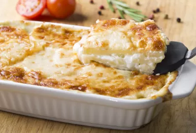 Творожная запеканка с курицей