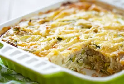 Быстрая запеканка из пекинской капусты