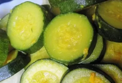 Молочные цукини на десерт