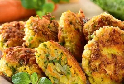Овощные котлеты из духовки
