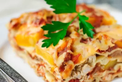 Кабачковая лазанья