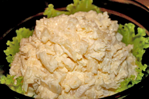 Стол №5. Сытный салат с адыгейским сыром - рецепт приготовления